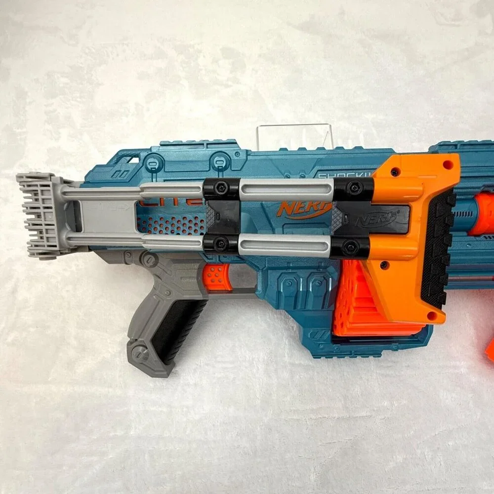 Nerf Elite 2.0 Shockwave RD-15 Dart Blaster w/Flip Out Stock Extension Works